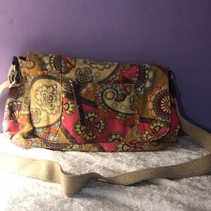 Large size relic bag karyotype satchel shoulder bag canvas hippie fun inspiring